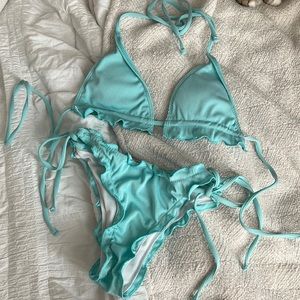 Baby blue bikini